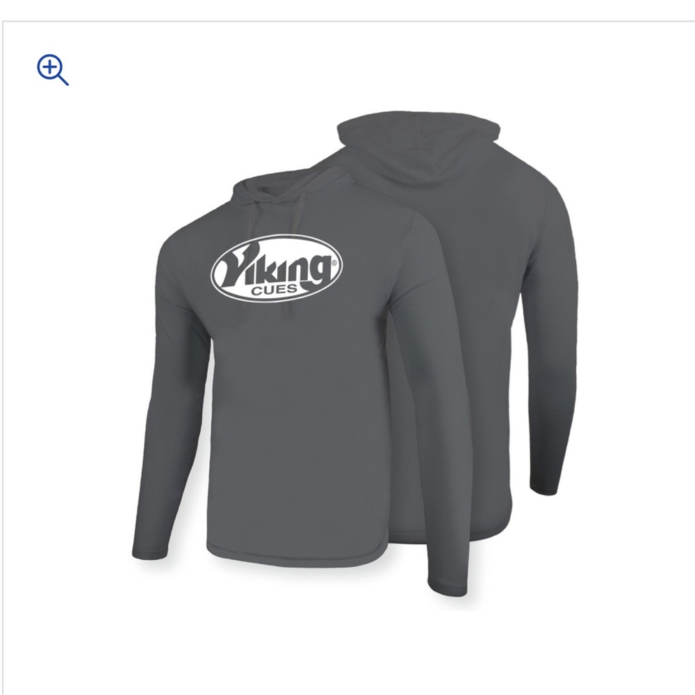 Viking Cues Gray Long Sleeve Tee